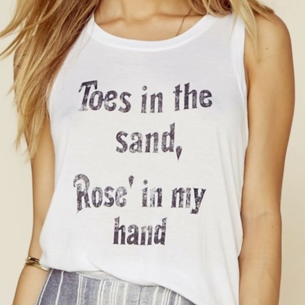 Brokedown Toes In The Sand Tank - White*
